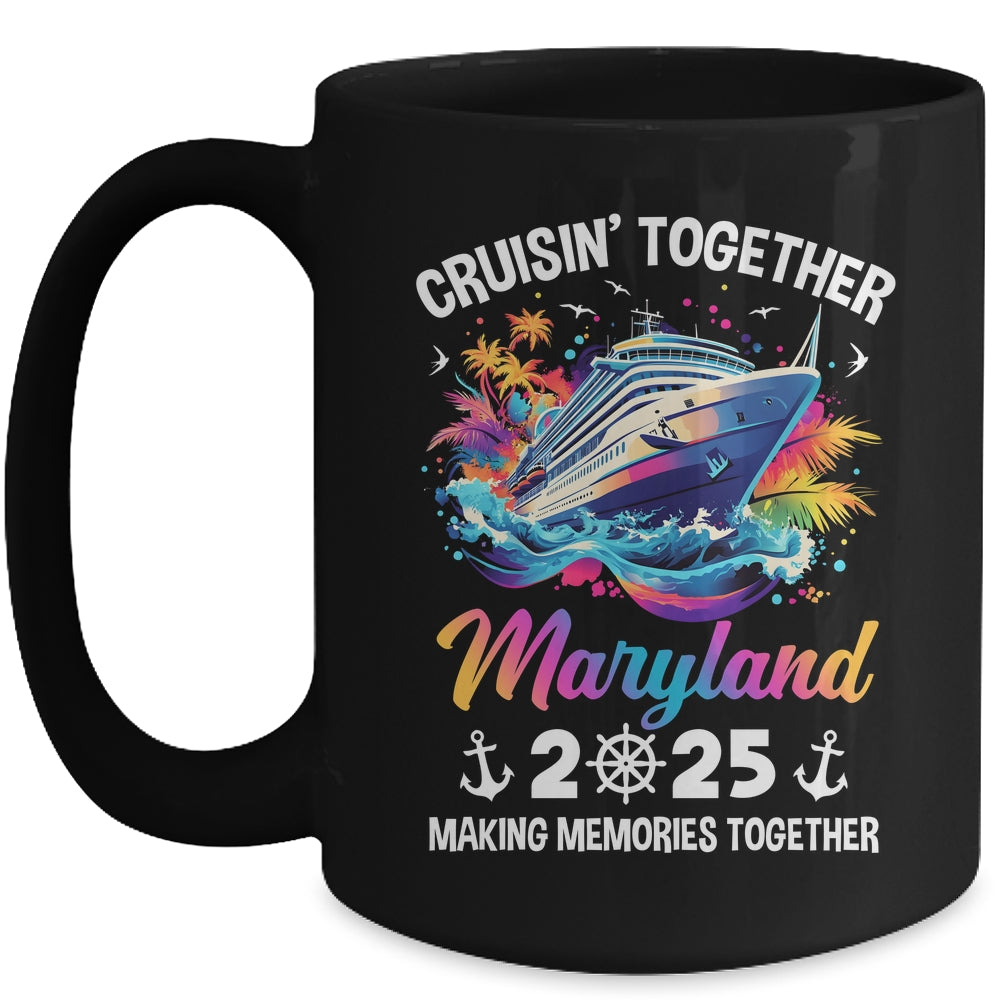 Cruisin Together Maryland Vacation Beach 2025 Memories Squad Mug | teecentury