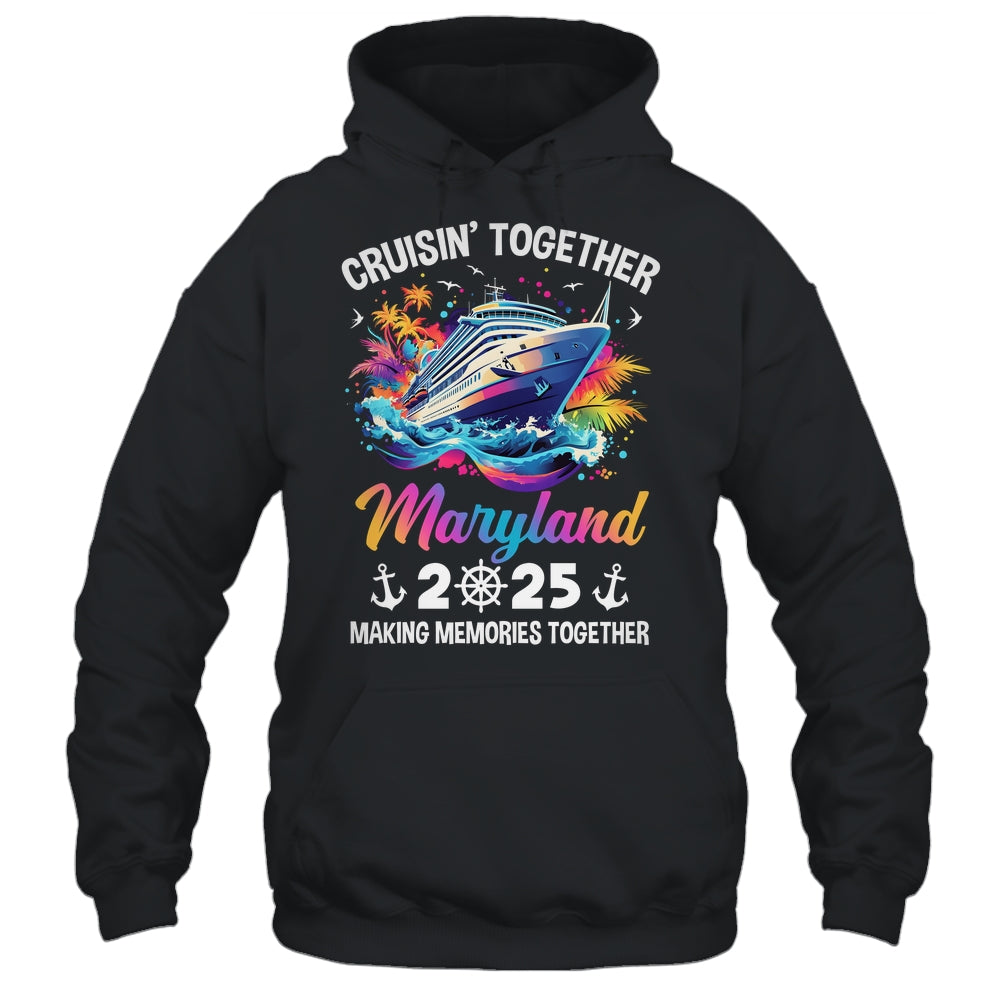 Cruisin Together Maryland Vacation Beach 2025 Memories Squad Shirt & Tank Top | teecentury