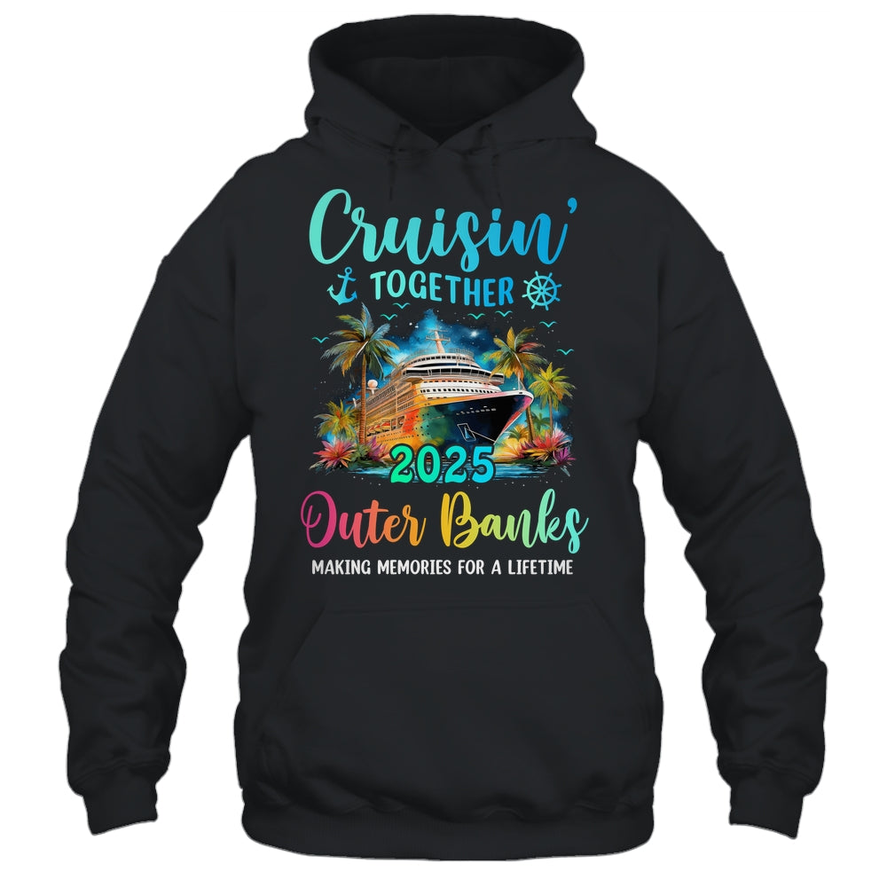 Cruisin' Together Outer Banks 2025 Family Cruise Vacation Shirt & Tank Top | teecentury