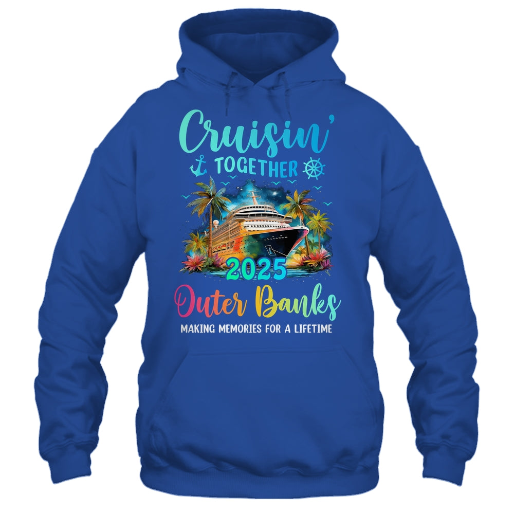 Cruisin' Together Outer Banks 2025 Family Cruise Vacation Shirt & Tank Top | teecentury