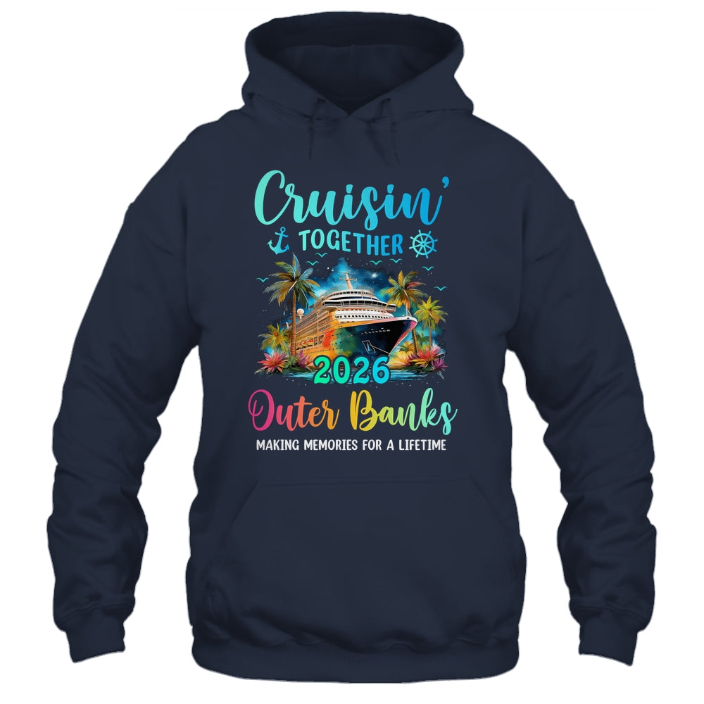 Cruisin' Together Outer Banks 2026 Family Cruise Vacation Shirt & Tank Top | teecentury