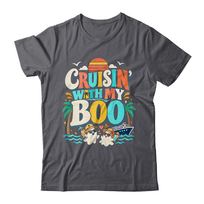Cruisin' With My Boo Halloween Couples Trip Cruise Funny Shirt & Sweatshirt | teecentury
