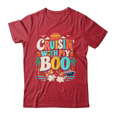 Cruisin' With My Boo Halloween Couples Trip Cruise Funny Shirt & Sweatshirt | teecentury