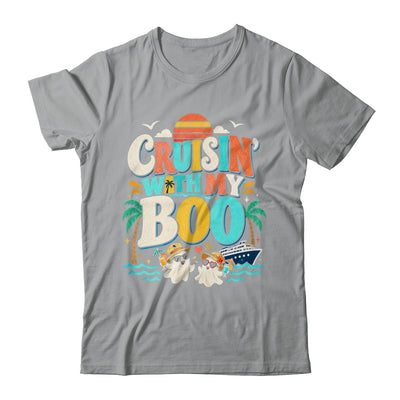 Cruisin' With My Boo Halloween Couples Trip Cruise Funny Shirt & Sweatshirt | teecentury