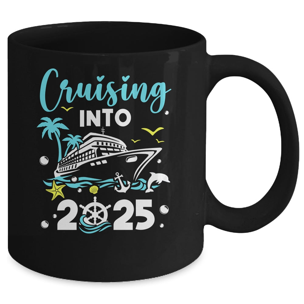 Cruising Into 2025 New Years Cruise New Year's Eve Party Mug | teecentury