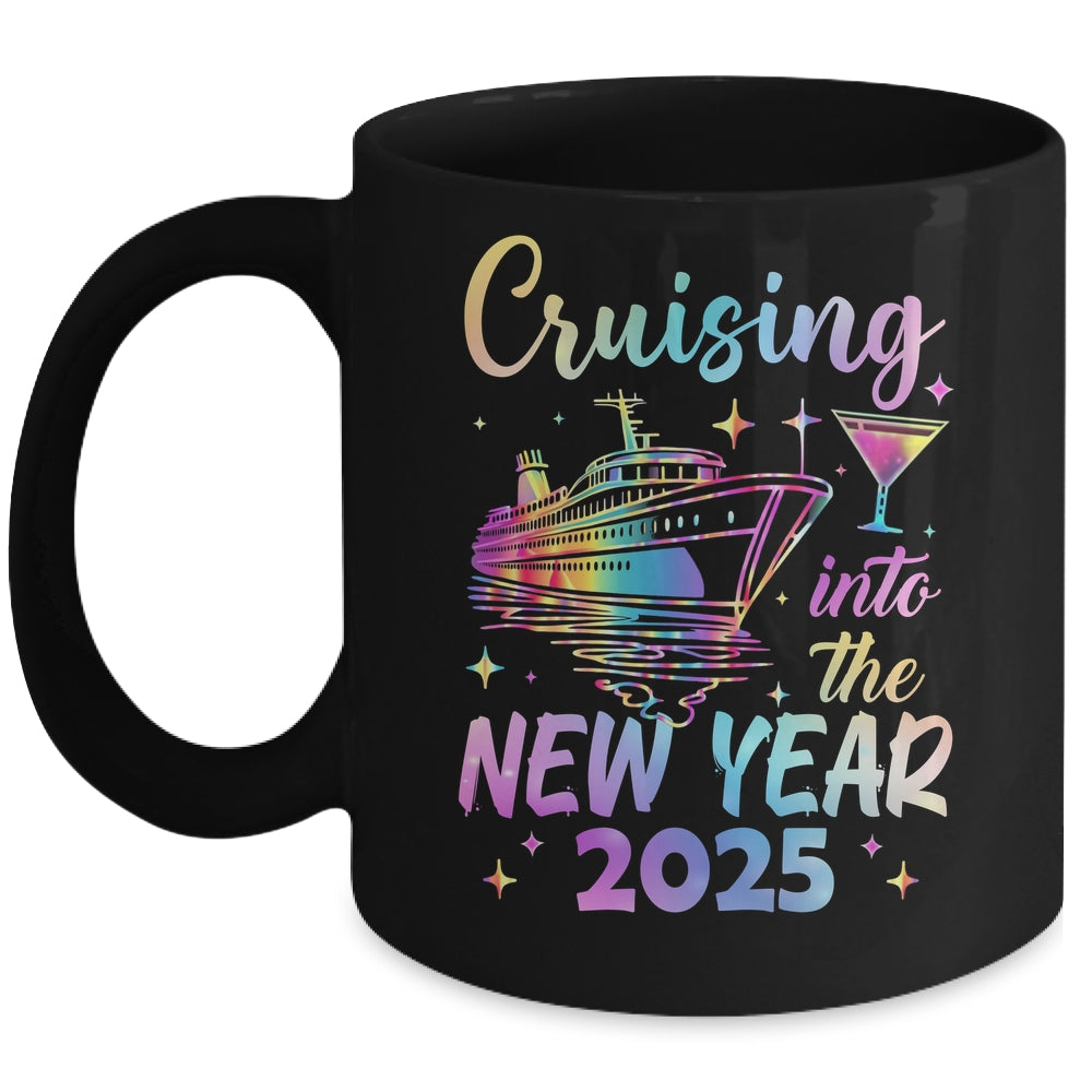 Cruising Into 2025 New Years Eve Party Favors Family Holiday Mug | teecentury