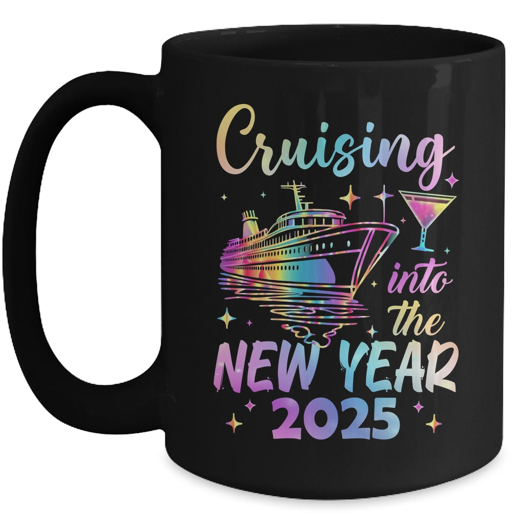 Cruising Into 2025 New Years Eve Party Favors Family Holiday Mug | teecentury