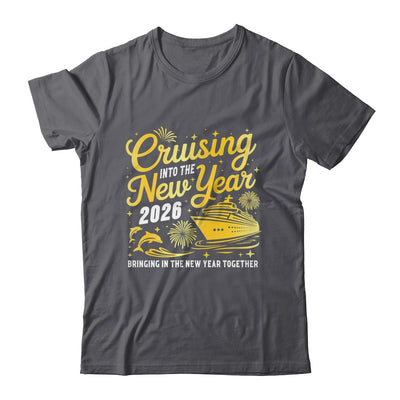Cruising Into 2026 New Year Party Matching Family Cruise Shirt & Hoodie | teecentury