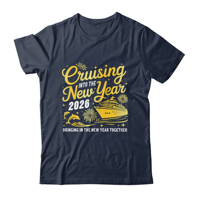 Cruising Into 2026 New Year Party Matching Family Cruise Shirt & Hoodie | teecentury