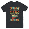 Cruising Into My 10th Birthday Family Cruise 10 Birthday Youth Shirt | teecentury