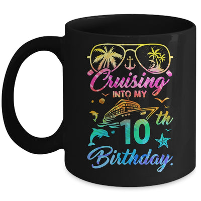 Cruising Into My 10th Birthday Party 10 Years Old Cruise Mug | teecentury