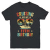 Cruising Into My 11th Birthday Family Cruise 11 Birthday Youth Shirt | teecentury
