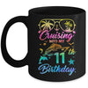 Cruising Into My 11th Birthday Party 11 Years Old Cruise Mug | teecentury