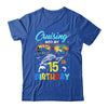 Cruising Into My 15th Birthday Party Cruise 15 Years Old Shirt & Tank Top | teecentury