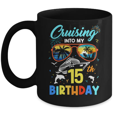 Cruising Into My 15th Birthday Party Cruise 15 Years Old Mug | teecentury