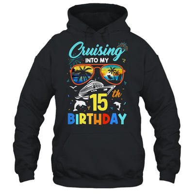 Cruising Into My 15th Birthday Party Cruise 15 Years Old Shirt & Tank Top | teecentury