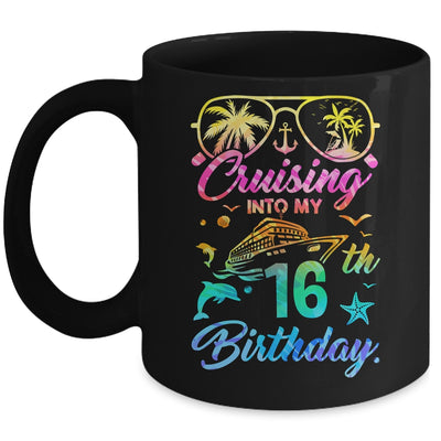 Cruising Into My 16th Birthday Party 16 Years Old Cruise Mug | teecentury
