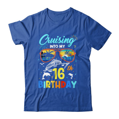 Cruising Into My 16th Birthday Party Cruise 16 Years Old Shirt & Tank Top | teecentury