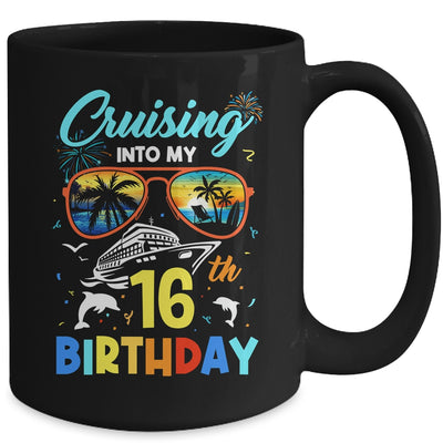Cruising Into My 16th Birthday Party Cruise 16 Years Old Mug | teecentury