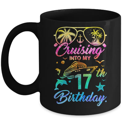 Cruising Into My 17th Birthday Party 17 Years Old Cruise Mug | teecentury