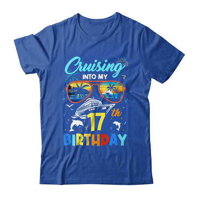 Cruising Into My 17th Birthday Party Cruise 17 Years Old Shirt & Tank Top | teecentury