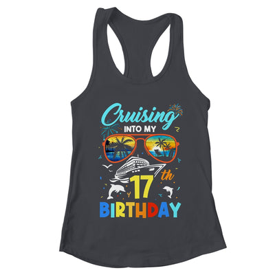 Cruising Into My 17th Birthday Party Cruise 17 Years Old Shirt & Tank Top | teecentury