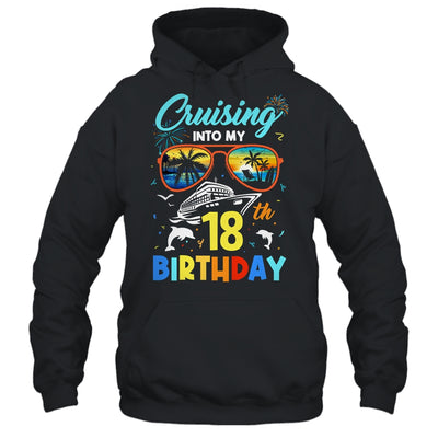 Cruising Into My 18th Birthday Party Cruise 18 Years Old Shirt & Tank Top | teecentury