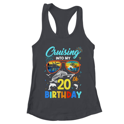 Cruising Into My 20th Birthday Party Cruise 20 Years Old Shirt & Tank Top | teecentury
