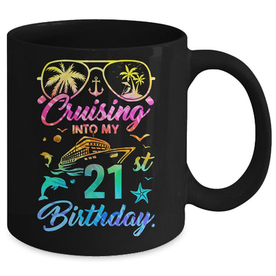 Cruising Into My 21st Birthday Party 21 Years Old Cruise Mug | teecentury