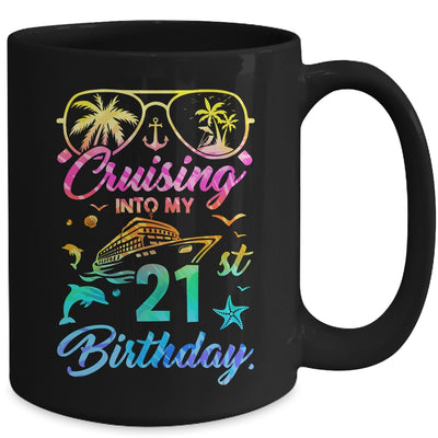 Cruising Into My 21st Birthday Party 21 Years Old Cruise Mug | teecentury