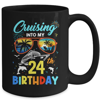 Cruising Into My 24th Birthday Party Cruise 24 Years Old Mug | teecentury