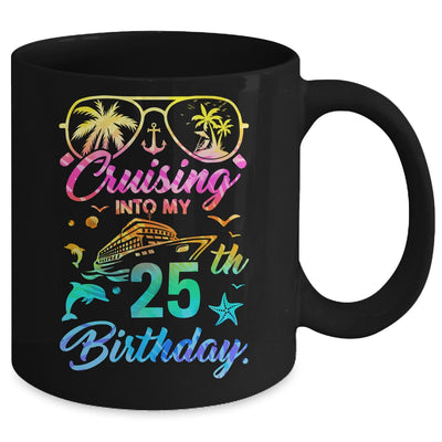 Cruising Into My 25th Birthday Party 25 Years Old Cruise Mug | teecentury