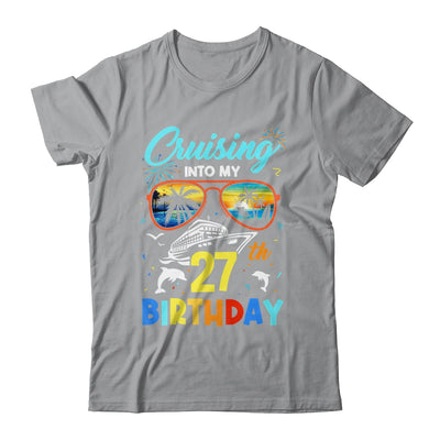 Cruising Into My 27th Birthday Party Cruise 27 Years Old Shirt & Tank Top | teecentury