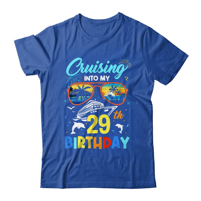 Cruising Into My 29th Birthday Party Cruise 29 Years Old Shirt & Tank Top | teecentury