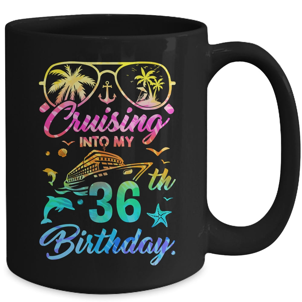 Cruising Into My 36th Birthday Party 36 Years Old Cruise Ceramic Mug 11oz  15oz - Teecentury.com