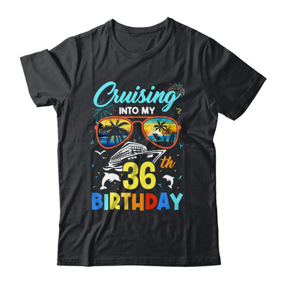Cruising Into My 36th Birthday Party Cruise 36 Years Old Shirt & Tank Top | teecentury