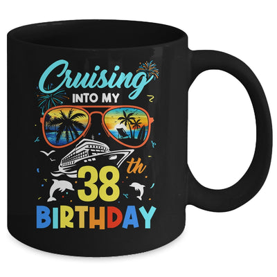 Cruising Into My 38th Birthday Party Cruise 38 Years Old Mug | teecentury