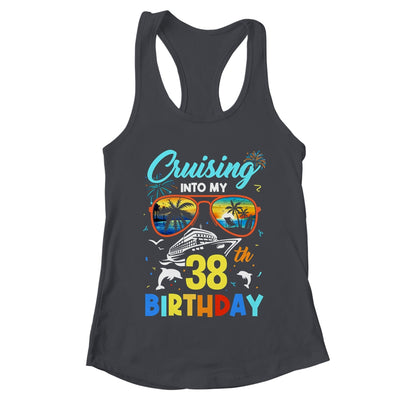 Cruising Into My 38th Birthday Party Cruise 38 Years Old Shirt & Tank Top | teecentury