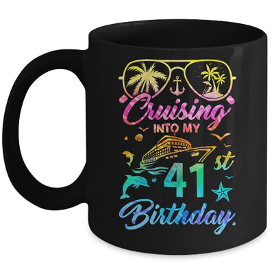 Cruising Into My 41st Birthday Party 41 Years Old Cruise Mug | teecentury