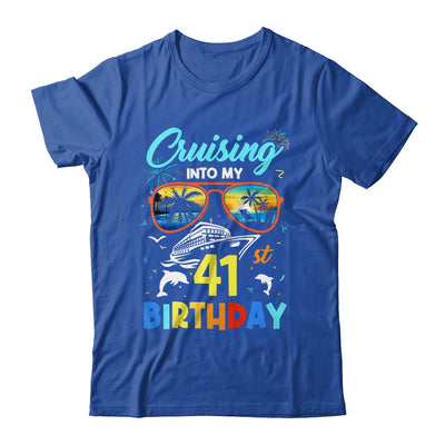 Cruising Into My 41st Birthday Party Cruise 41 Years Old Shirt & Tank Top | teecentury