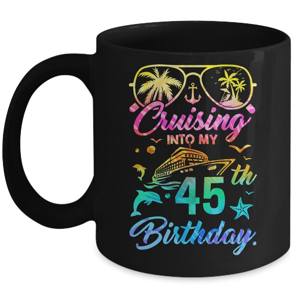 Cruising Into My 45th Birthday Party 45 Years Old Cruise Ceramic