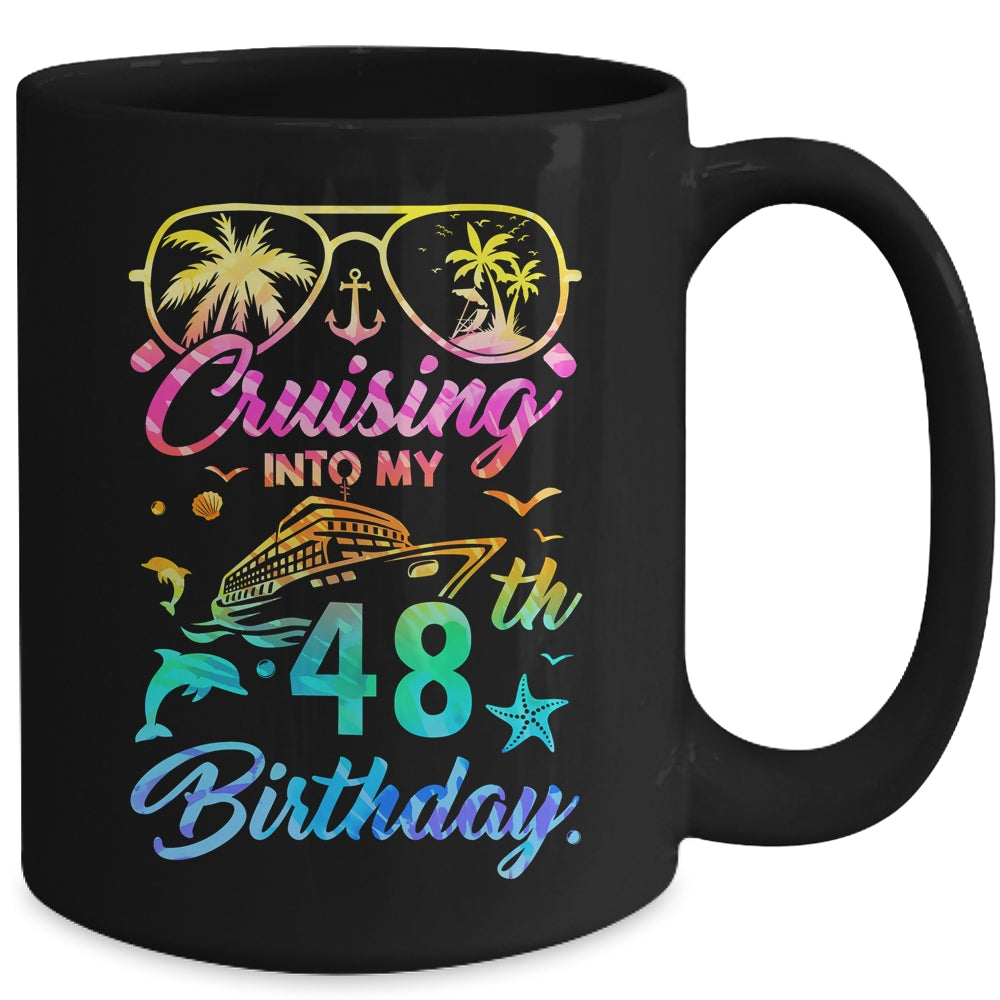 Cruising Into My 48th Birthday Party 48 Years Old Cruise Mug | teecentury