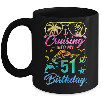 Cruising Into My 51st Birthday Party 51 Years Old Cruise Mug | teecentury