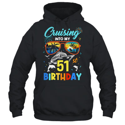 Cruising Into My 51st Birthday Party Cruise 51 Years Old Shirt & Tank Top | teecentury