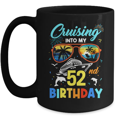 Cruising Into My 52nd Birthday Party Cruise 52 Years Old Mug | teecentury