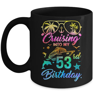 Cruising Into My 53rd Birthday Party 53 Years Old Cruise Mug | teecentury