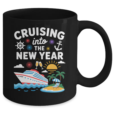 Cruising Into New Year 2026 Match Family Vacation Cruise Mug | teecentury
