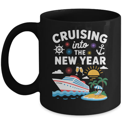 Cruising Into New Year 2026 Match Family Vacation Cruise Mug | teecentury