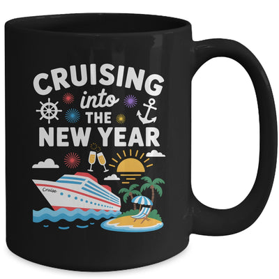 Cruising Into New Year 2026 Match Family Vacation Cruise Mug | teecentury