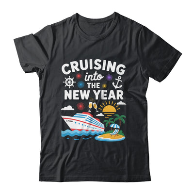 Cruising Into New Year 2026 Match Family Vacation Cruise Shirt & Hoodie | teecentury